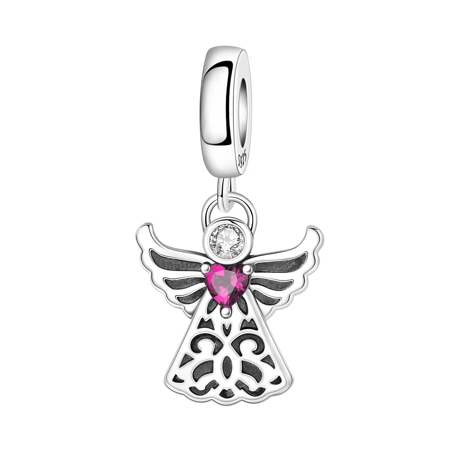 925 Sterling Silver Jesus Religious Symbol Charm Bead | Faith Pendant for Original Bracelet DIY Jewelry Gift