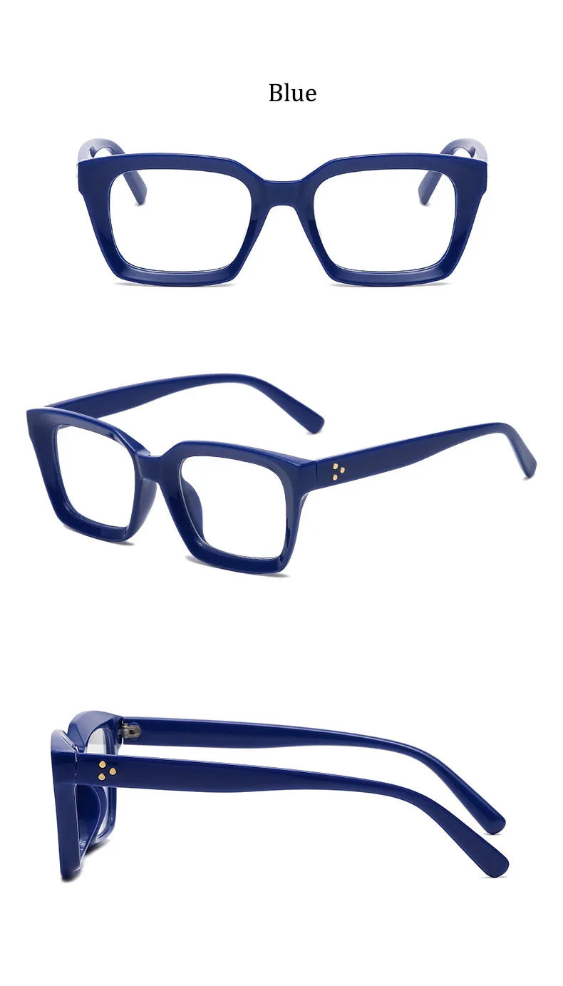 Fashion Reading Glasses for Women 2023 – New Square Anti Blue Light Presbyopia Eyeglasses | Vintage Computer Optical Eyewear +1.0 to +3.5