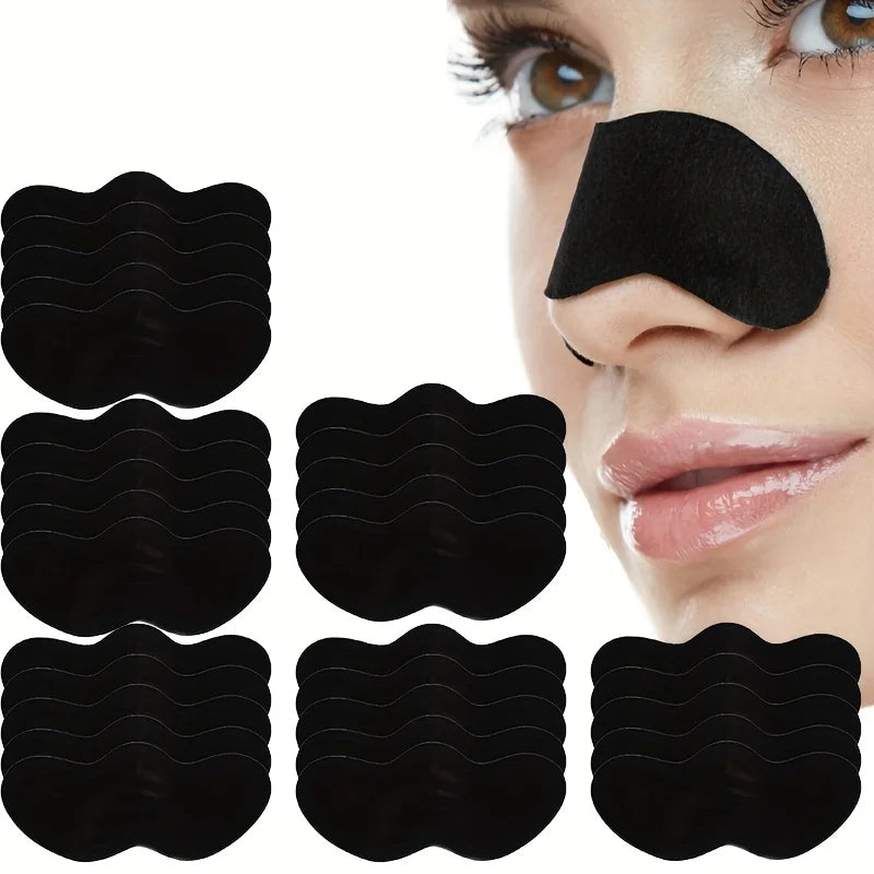 10/20/50/100 Pieces Deep Cleansing Nose Pore & Blackhead Removal Patches – Facial Care Tool