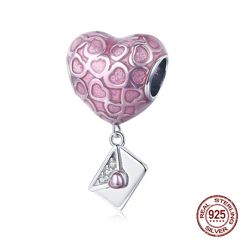 WOSTU 925 Sterling Silver Mixed Charms | Pet, Camera, Bee, Coffee & Ladybug Beads – Fit Original Pandora DIY Bracelet Jewelry