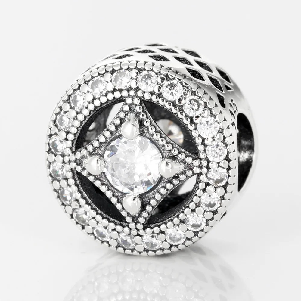 925 Sterling Silver Angel Wings Multi-Color Charm | Fits Original Pandora Bracelet | DIY Ladies Jewelry Accessories