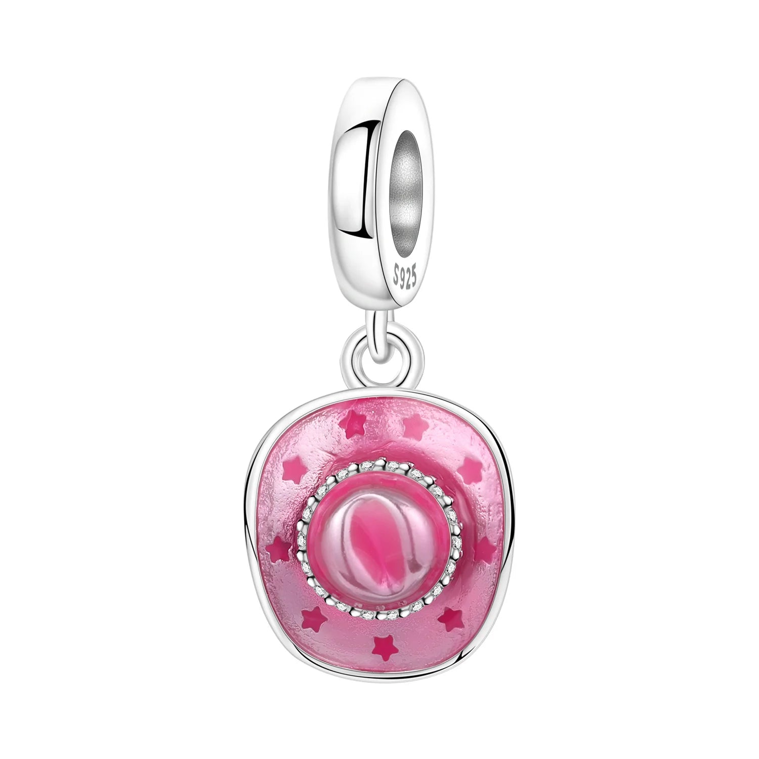 925 Sterling Silver Western Cowboy Boots Charm Bead | Hobby Series Pendant for Bracelet DIY Jewelry Gift