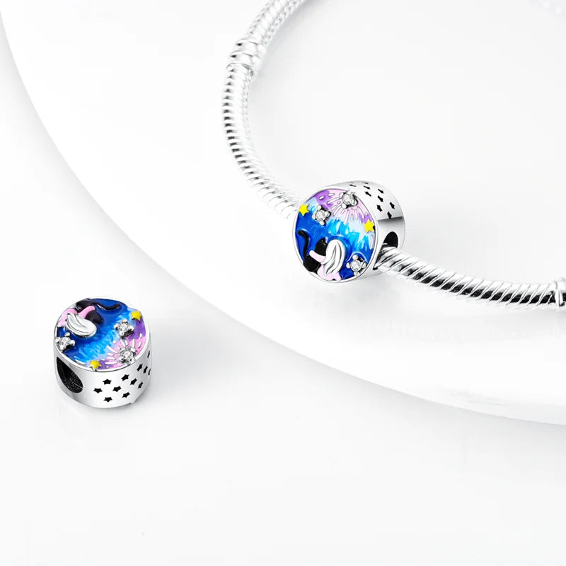 100% 925 Sterling Silver Dinosaur Frog Butterfly Charms Beads | Fit 4mm Bracelets DIY Anniversary Jewelry