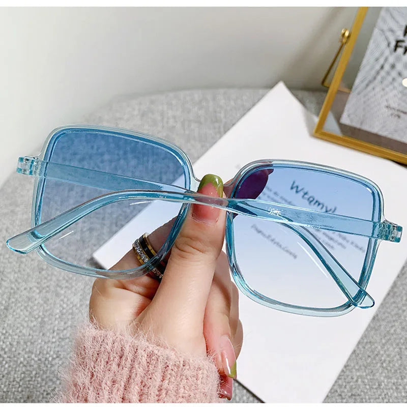 New Oversized Rectangle Sunglasses – Women’s Fashion Square Sun Glasses & Men’s Classic Vintage Eyewear | UV400 Oculos De Sol