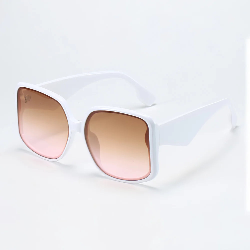 2025 New In Sunglasses for Women – Unique Double Frame Design Oversized Sunglasses with Gradient Lenses | UV400