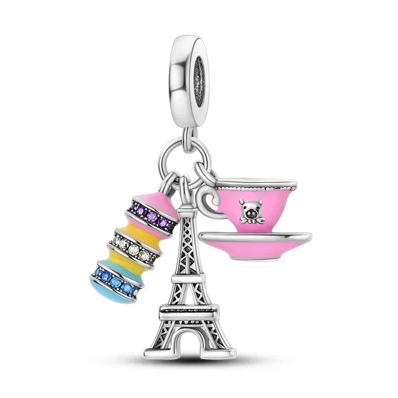 2025 Hot Sale 925 Sterling Silver CZ Pave Mother’s Embrace Dangle Charm | Fit Original Pandora Bracelet DIY Jewelry