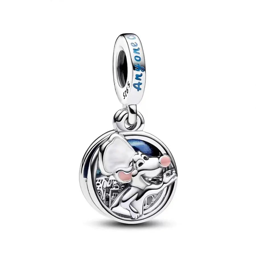 2025 100% 925 sterling silver pendant Disney Spider-Man beads Suitable for original DIY bracelet, women's fashion gift