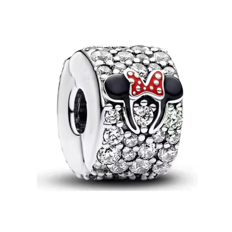 Disney 100% 925 Sterling Silver Pandora Pendant Beads for Women | Fits Original DIY Bracelets | Fashion Jewelry Gift