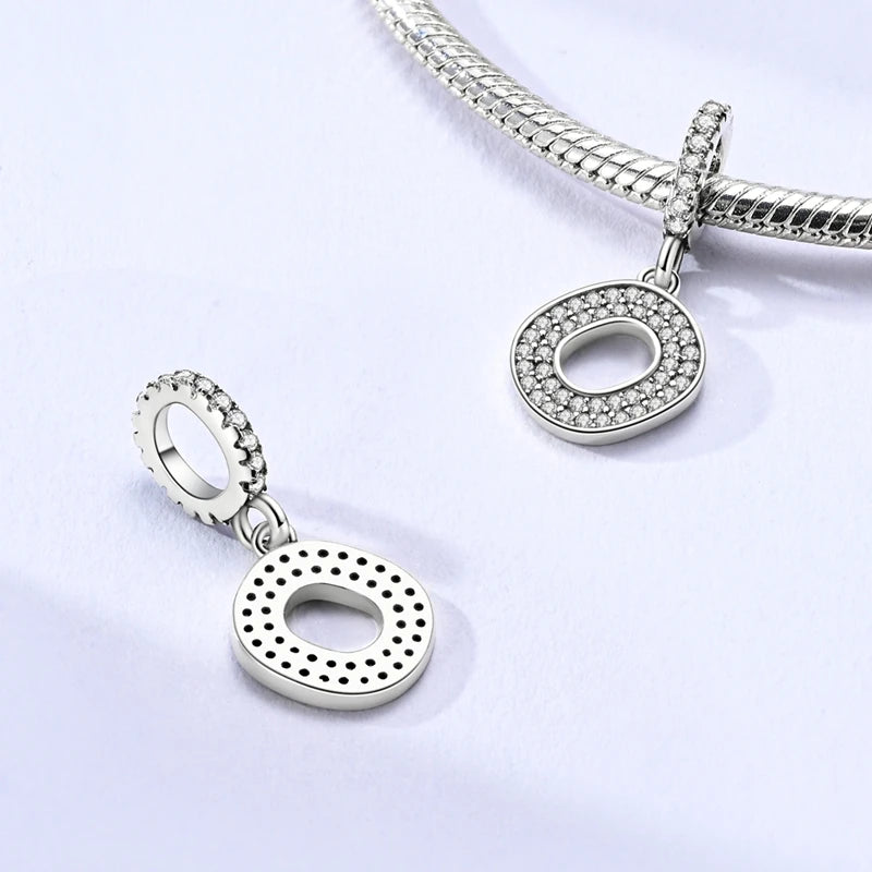 New 26 A–Z Letter Charms Beads 925 Sterling Silver | Alphabet Pendant Fit Original Bracelet Women Jewelry Gift