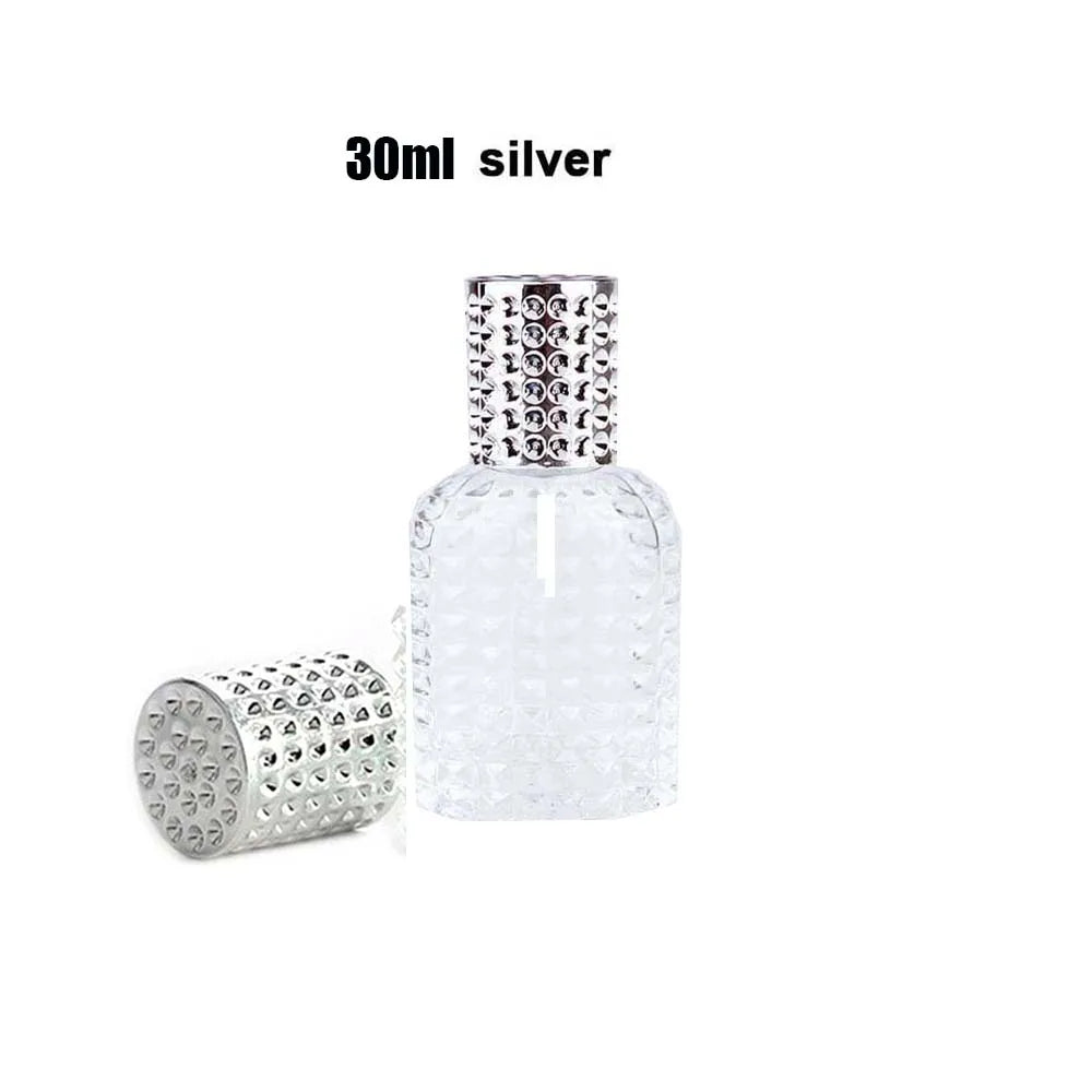 30ML/50ML Travel Perfume Atomizer – 1PCS/3PCS Pineapple-Shaped Refillable Spray Bottle | Portable Transparent Unisex Dispenser