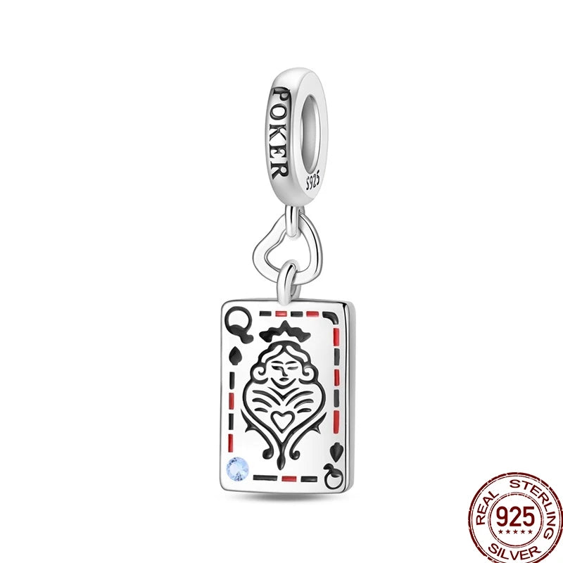 100% 925 Sterling Silver Heart Family Charms with Pumpkin & Pave Zircon Pendant – Fits Original Bracelet DIY Jewelry Gifts