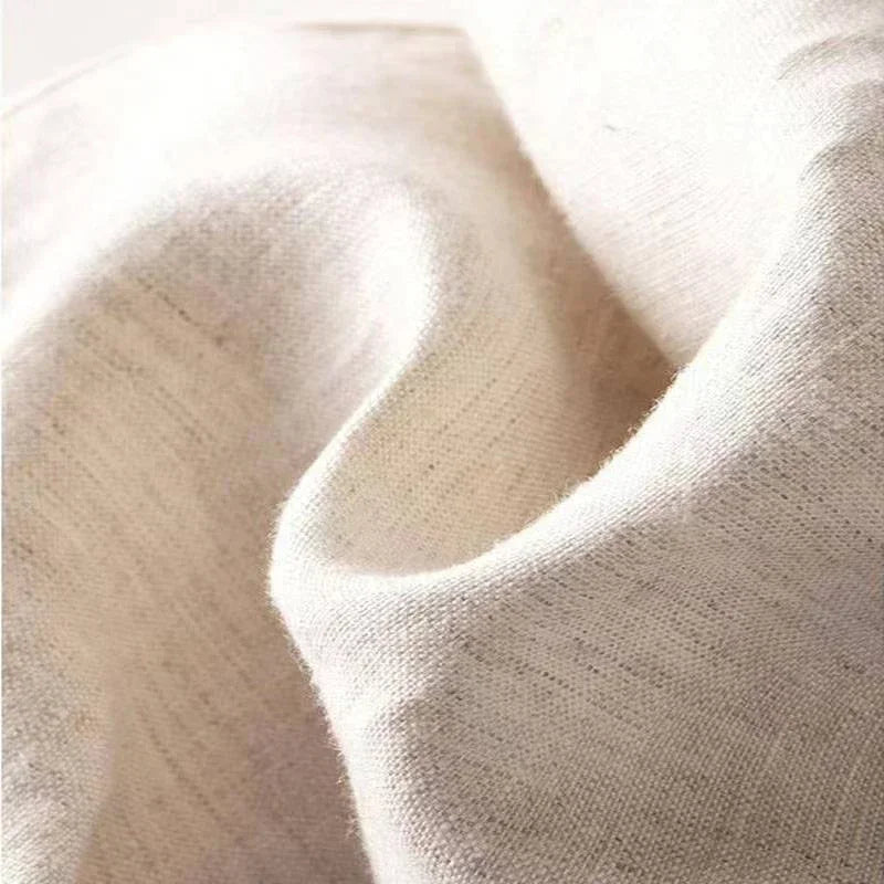 Women’s Summer Baggy Cotton Linen Pants | High Waist White Wide Leg Casual Trousers