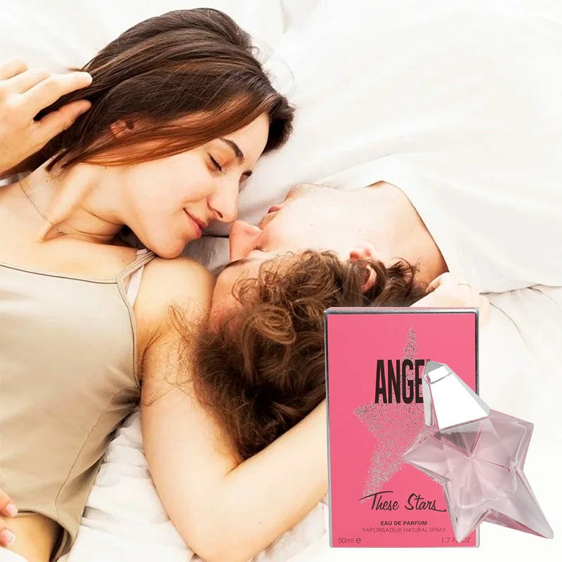 Angel Eau De Parfum 50ml – Refillable Star-Shaped Spray | Elegant Pheromone Perfume for Women | Fresh, Natural & Charming Fragrance