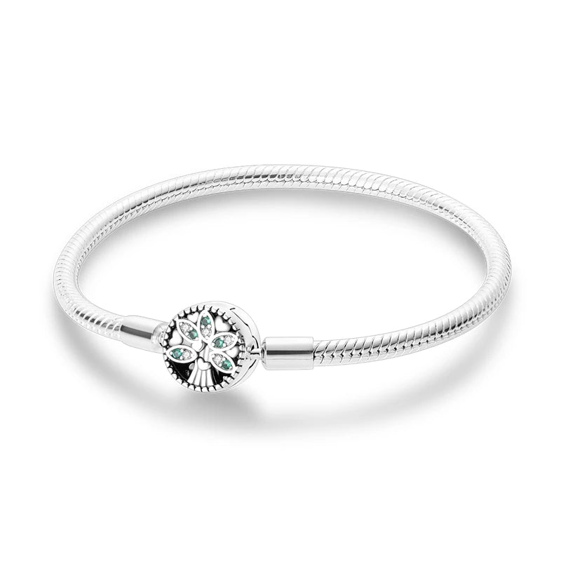 925 Sterling Silver Evil Eye Bracelet with Hand of Fatima | Blue Zircon Protection Charm Jewelry for Women