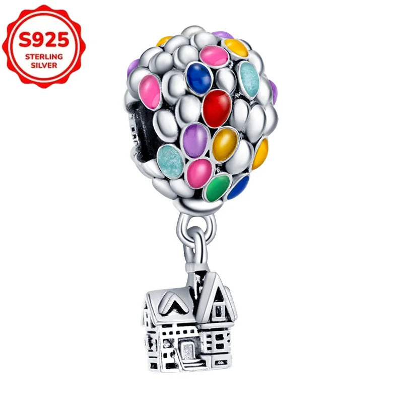 New Disney 925 Sterling Silver Cheshire Cat & Dumbo Charms – Original Bracelet Beads DIY Pendant Halloween Jewelry Gift