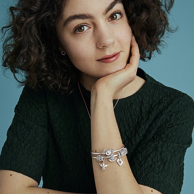 HOT TOYS Harry Potter 925 Sterling Silver Charm Beads | Cartoon Pendant Fit Original Pandora Bracelet Jewelry Gift