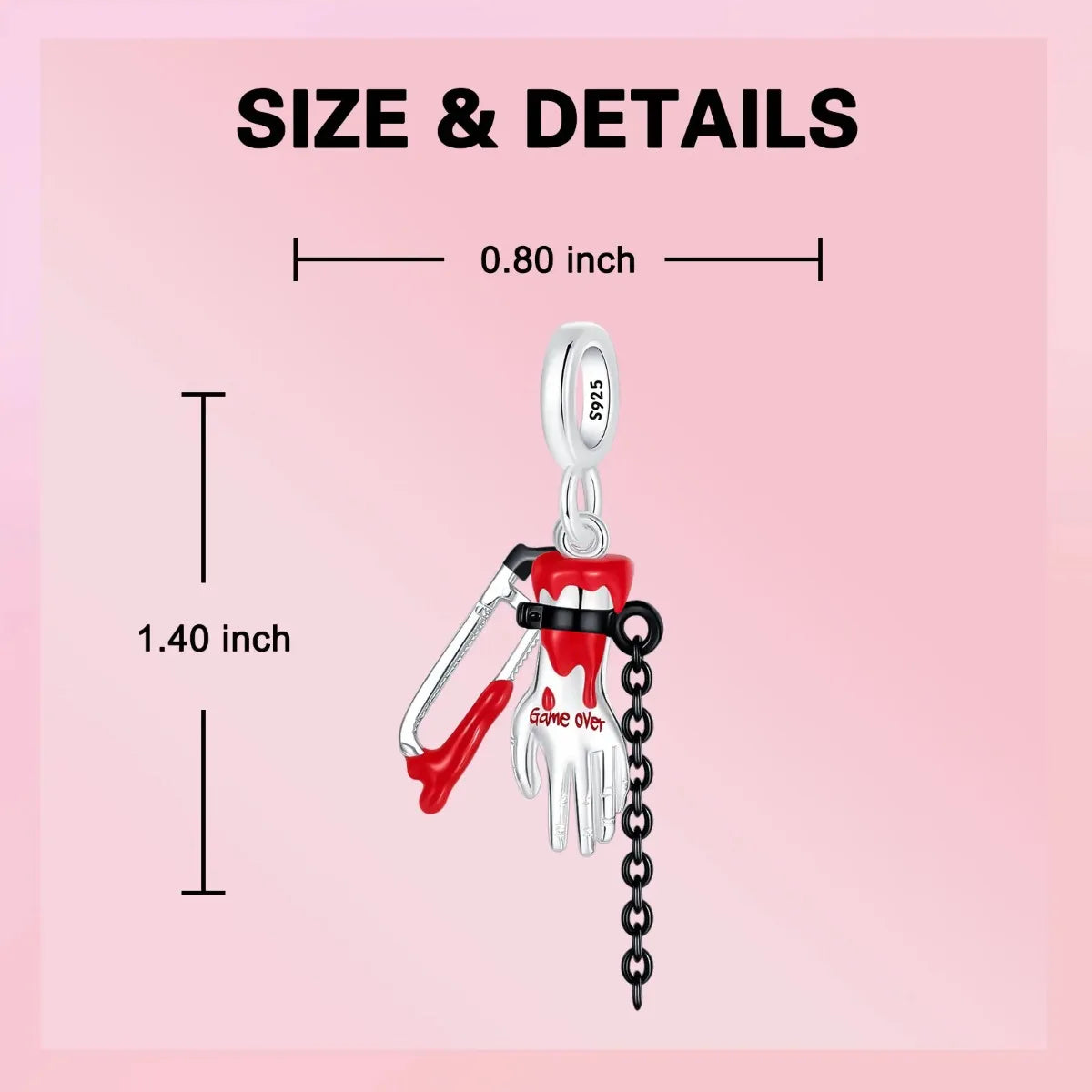 925 Sterling Silver Halloween Charms | Skull, Pumpkin, Bat, Ghost & Coffin Luminous Beads Fit Pandora Bracelet DIY Jewelry Gift