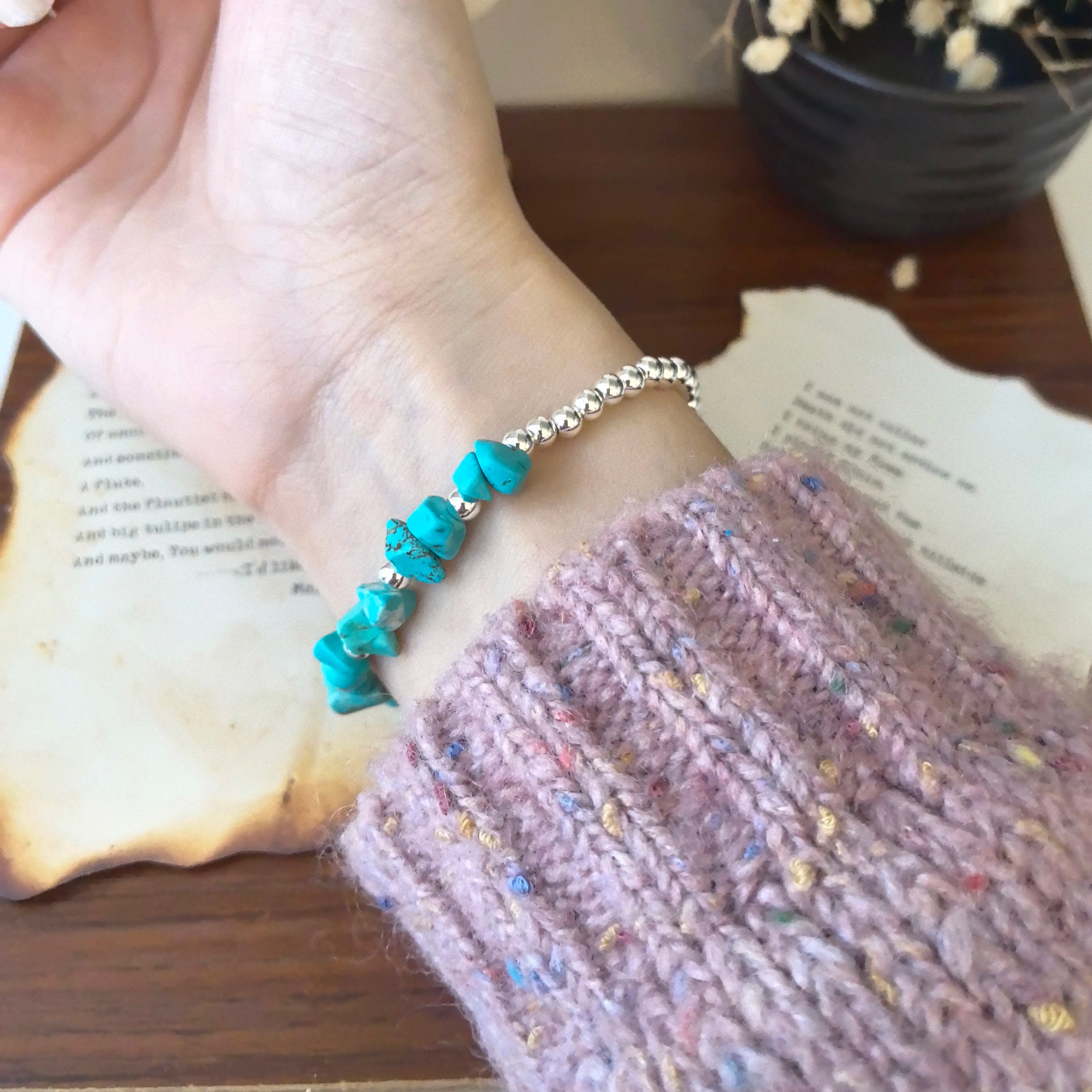 925 Sterling Silver Green Leaf Bracelet | Elegant Nature-Inspired Bangle for Women Girls Fashion Jewelry Gift