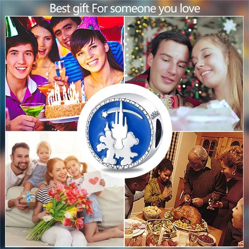 Hot Sale 925 Sterling Silver Princess Charm – DIY Women’s Bracelet Gift