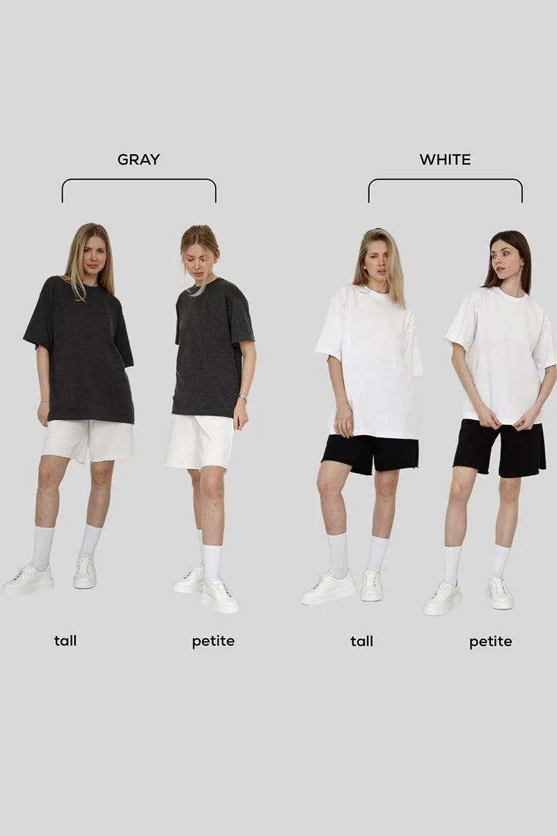 Botvotee 21 Colors Oversized Basic T-Shirts for Women | 100% Cotton Casual Summer Tops | Solid Color Loose Fit Tees