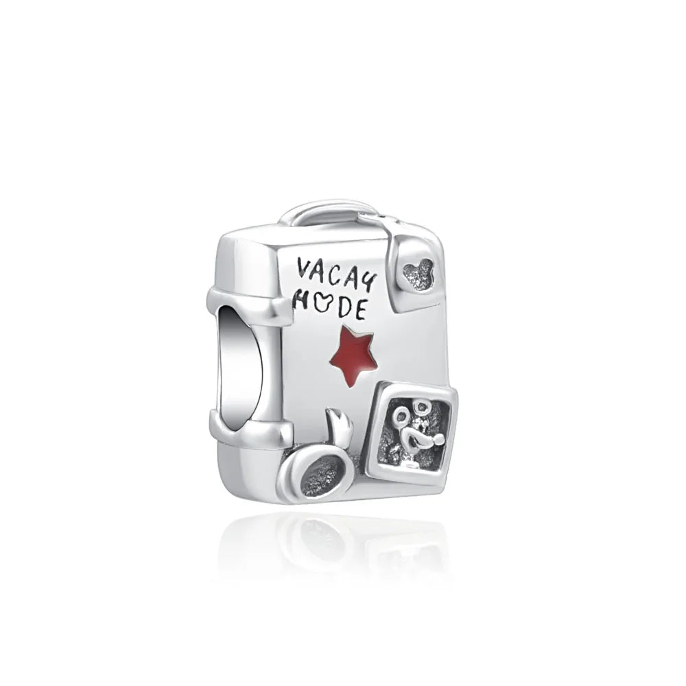 925 Sterling Silver Heart, Crab & Octopus Charms | Fit Original European Bracelet DIY Jewelry Accessories