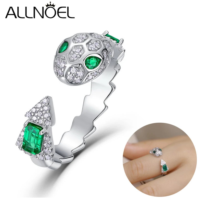 ALLNOEL 925 Sterling Silver Animal Hip Hop Bracelet | Women’s Shining Cubic Zirconia Fashion Jewelry Gift