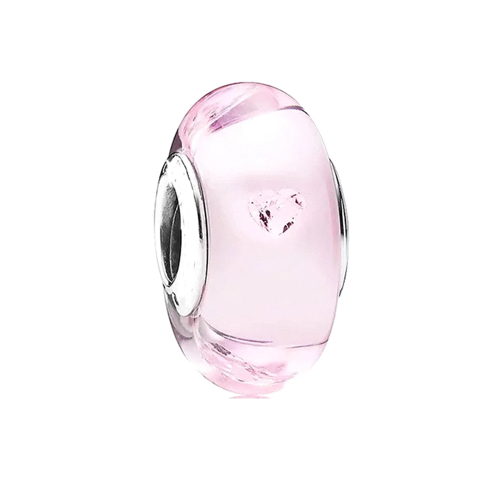 Romantic Pink Flowers 925 Sterling Silver Charms | Bag Lipstick Heart Bow Rose Bead Fit Original Bracelet DIY Jewelry Gift