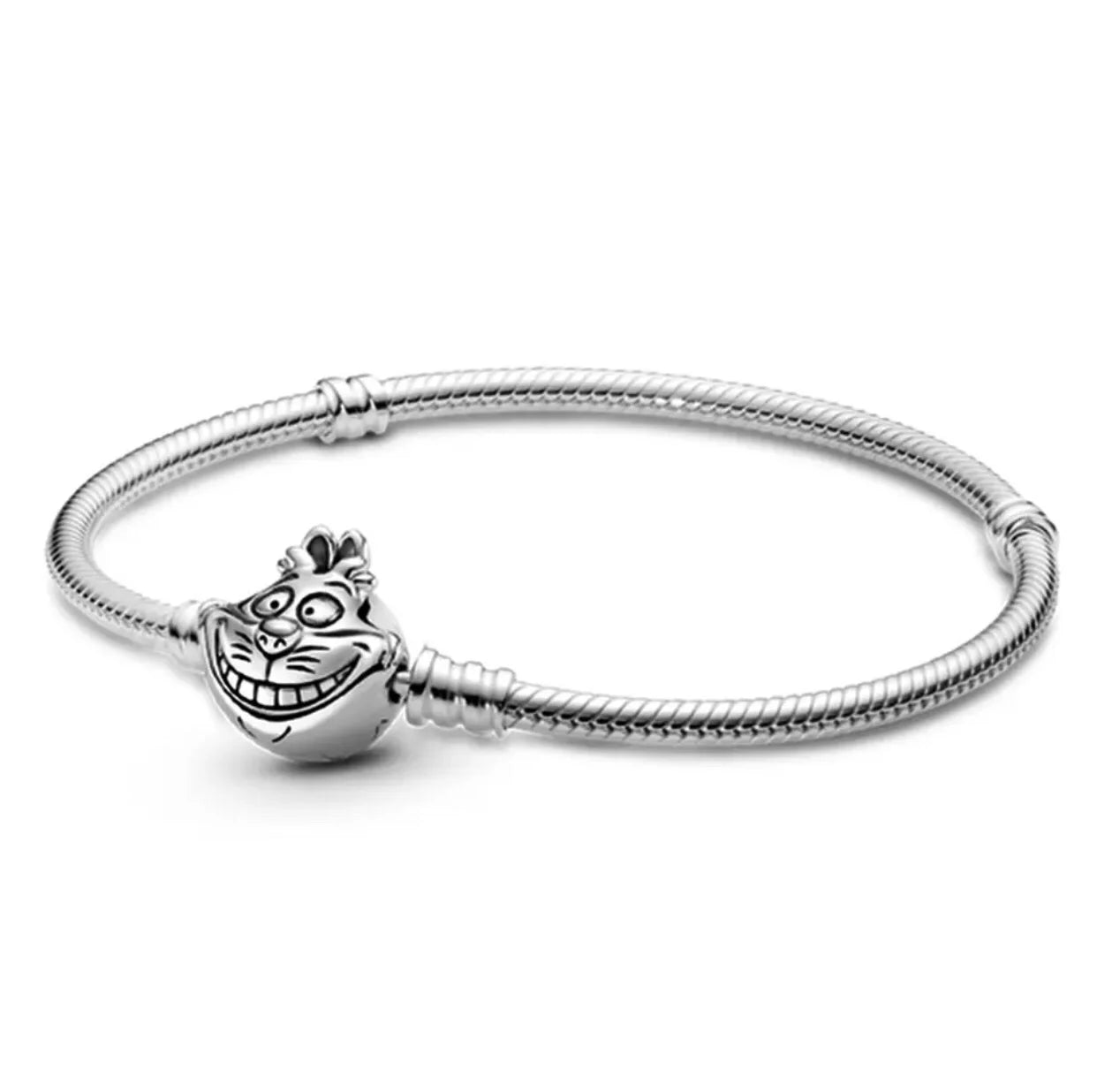 Disney 925 Sterling Silver Charm Bracelet | Mickey Minnie Stitch Jewelry