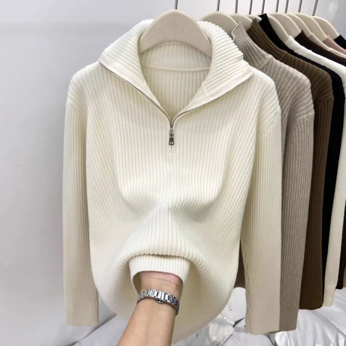 Women’s Thin Knit Cardigan Sweater | Autumn Casual Outerwear & Streetwear Jacket
