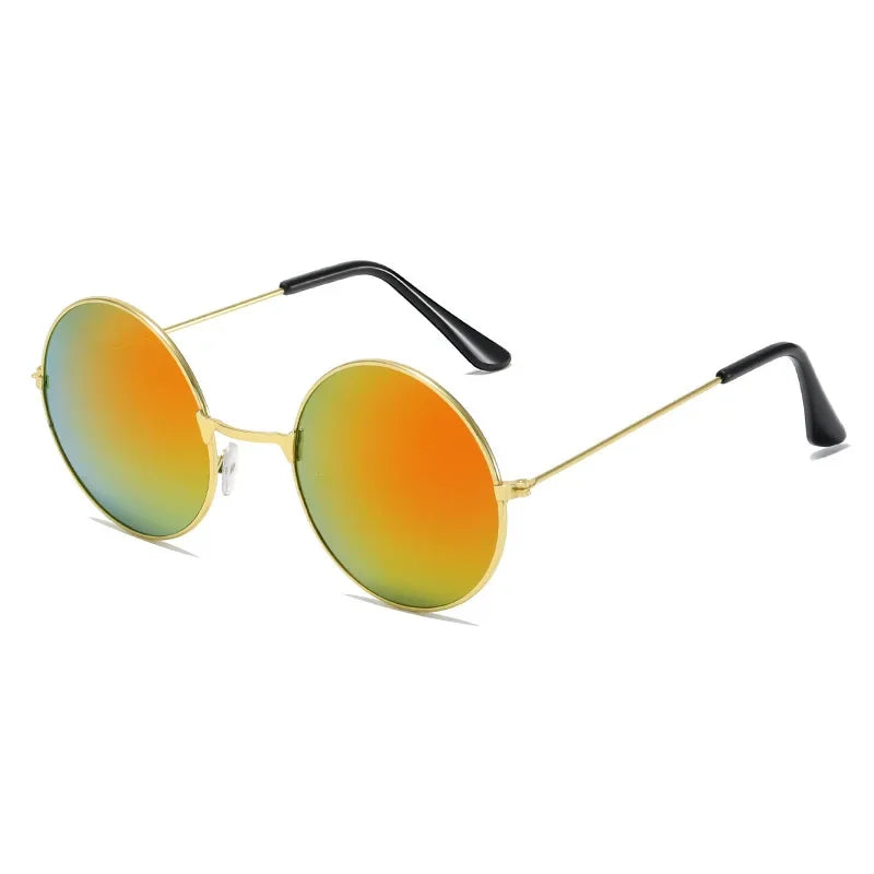 Popular Fishing & Leisure Round Metal Sunglasses – Retro Vintage Fashion Eyewear for Men & Women | UV400 Sun Glasses 2022