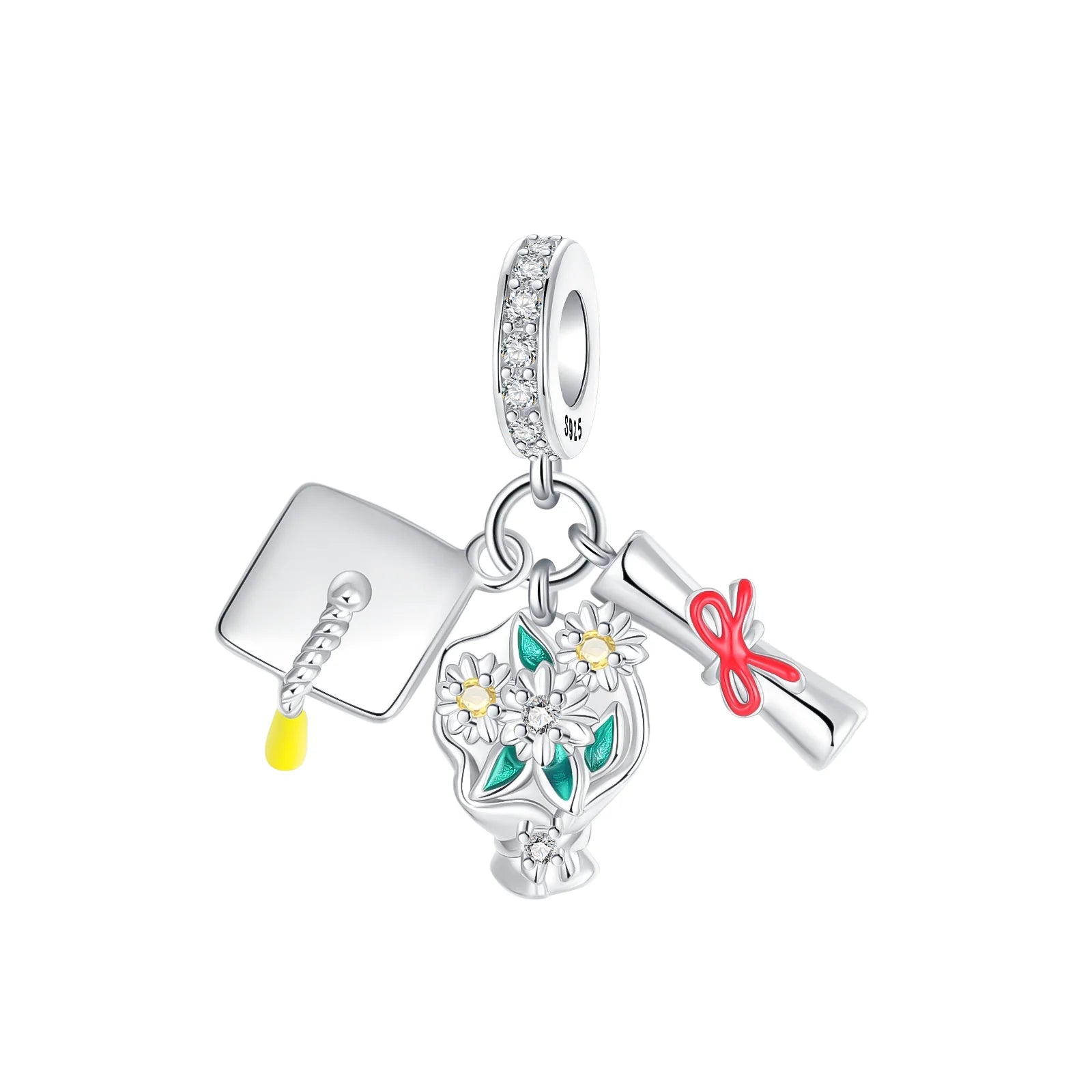 Original 925 Sterling Silver Charms | Bag, Earphone, Magic Cube, Watch & Games Console Beads for Bracelets & Necklaces