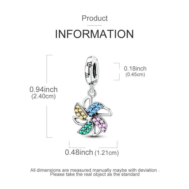 2025 925 Silver Daisy Tulip Pansy Flower Charms Bead | Fit 3mm Original Bracelets DIY Jewelry Gift