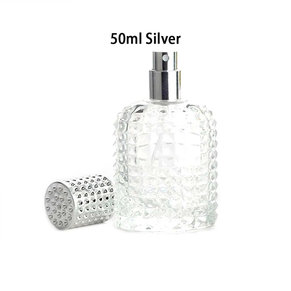 30ML/50ML Travel Perfume Atomizer – 1PCS/3PCS Pineapple-Shaped Refillable Spray Bottle | Portable Transparent Unisex Dispenser