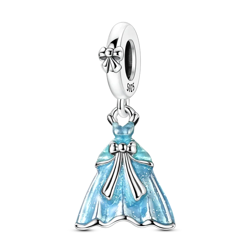 925 Sterling Silver Golden Autumn Charms | Maple Leaf & Pumpkin Beads Fit Original Bracelet DIY Jewelry Gift