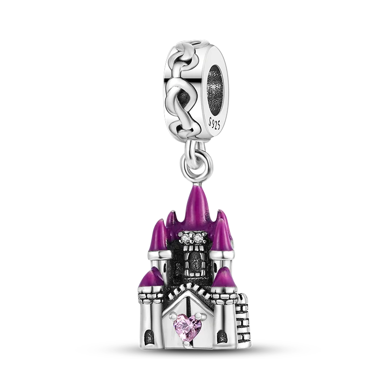 925 Sterling Silver Travel Around the World Charm Bead | Eiffel Tower & Triumphal Arch Dangle for Original Bracelet DIY Jewelry