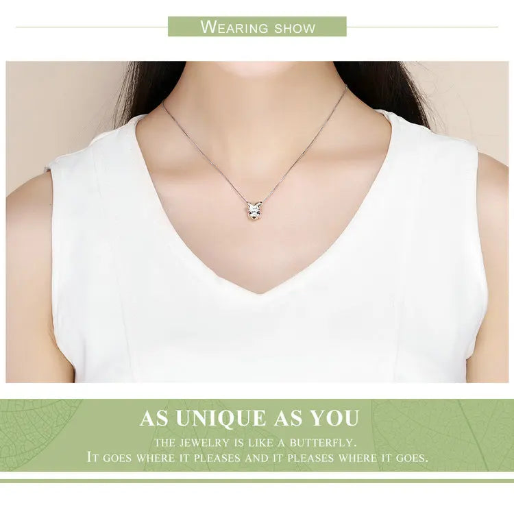 BISAER 925 Sterling Silver Dog Charm | Cute Dachshund Pet Bead Pendant for Women’s DIY Bracelet Jewelry