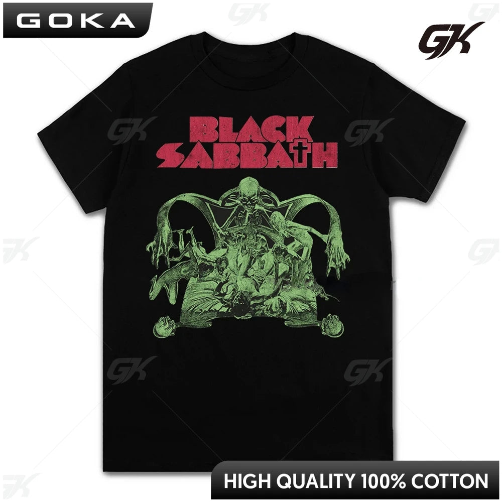Black Metal Rock Band T-Shirt | Men & Women Casual Graphic Unisex Tee