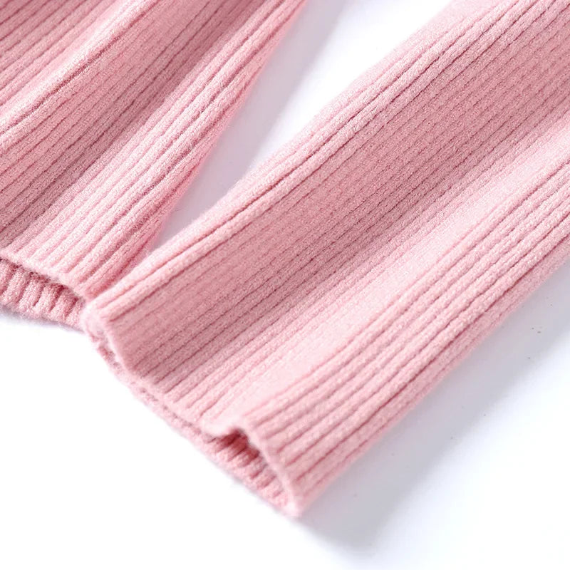 Women’s Knitted Turtleneck Sweater | Autumn Winter Slim Fit Ribbed Polo-Neck Jumper Pullover