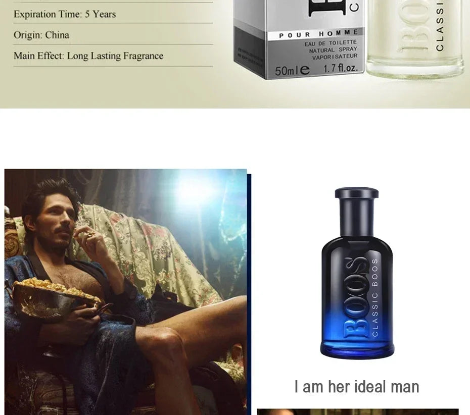 Hot Sale Men’s Perfume – Self-Confidence Cologne | Fresh Temptation Gentleman Fragrance Atomizer
