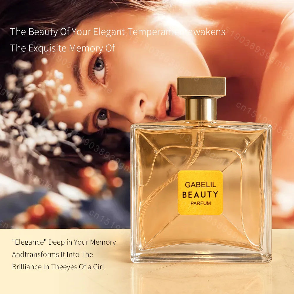 50/100ML Lady Elegant Perfume – Citrus, Fresh Floral & Fruity Notes | Long-Lasting Romantic Pheromone Spray