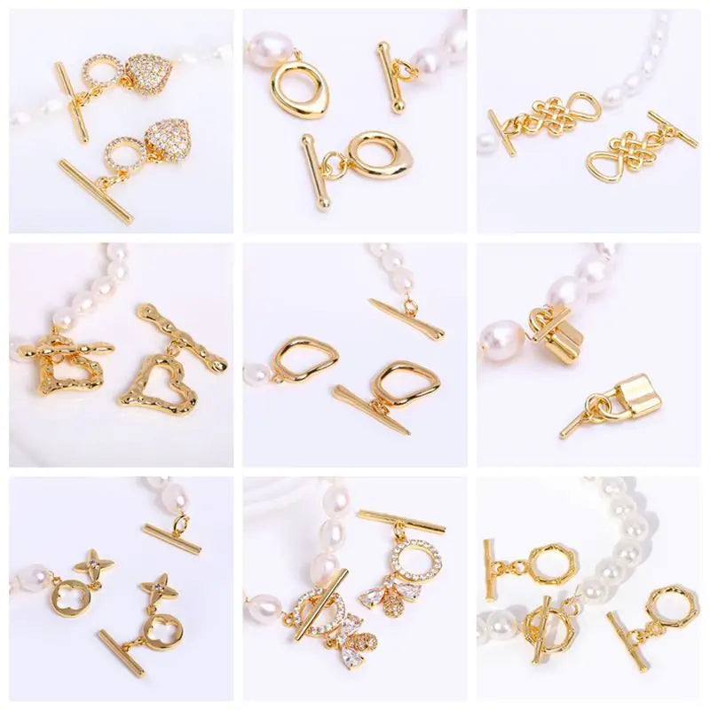 18K Gold Plated Flower Spacer Beads – Brass Bead Separators for Jewelry Making & DIY Crafts