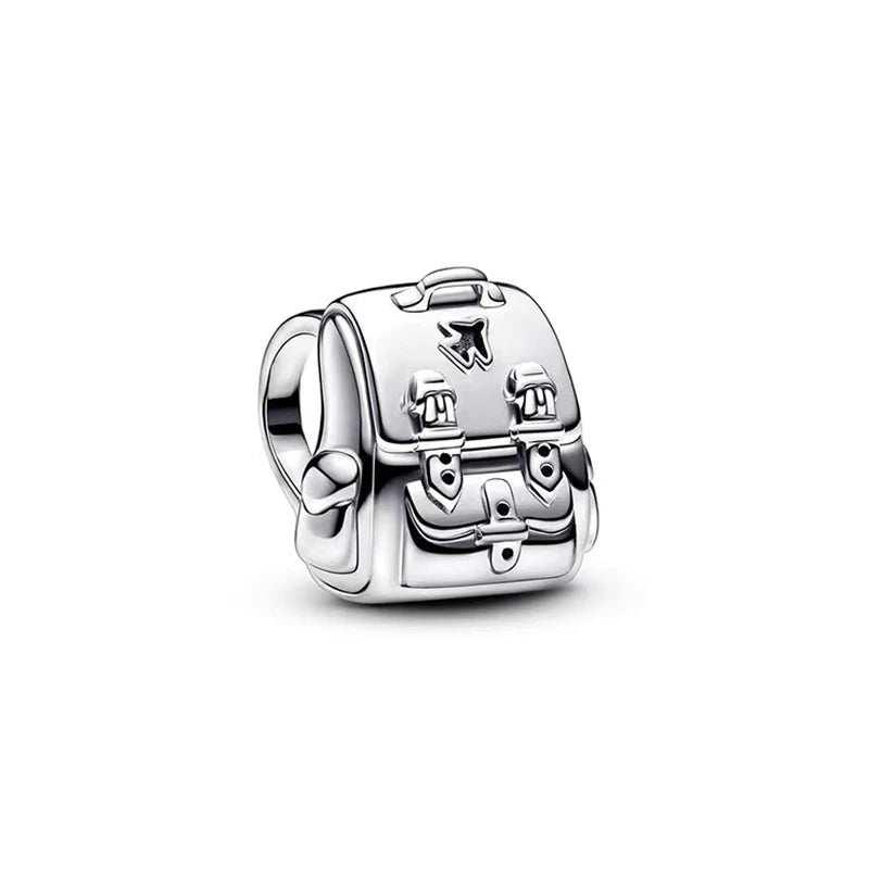 925 Sterling Silver Hollow Elephant & Sloth Charms | Fit Original Bracelet Necklace Women Luxury DIY Jewelry