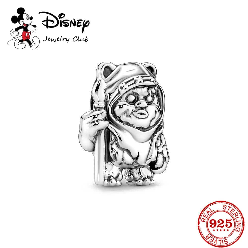 100% 925 Sterling Silver Disney Star Wars Charm Beads – DIY Bracelet Jewelry for Women