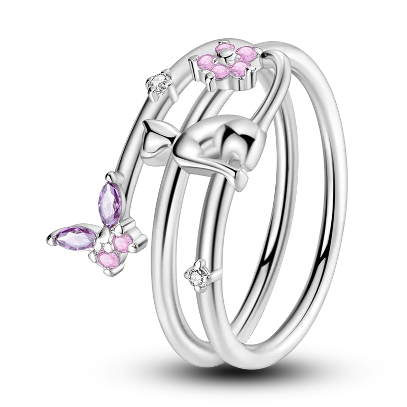 925 Sterling Silver Eternal Love Dewdrop Firefly Glow-in-the-Dark Ring for Women | Fashion Engagement & Wedding Jewelry