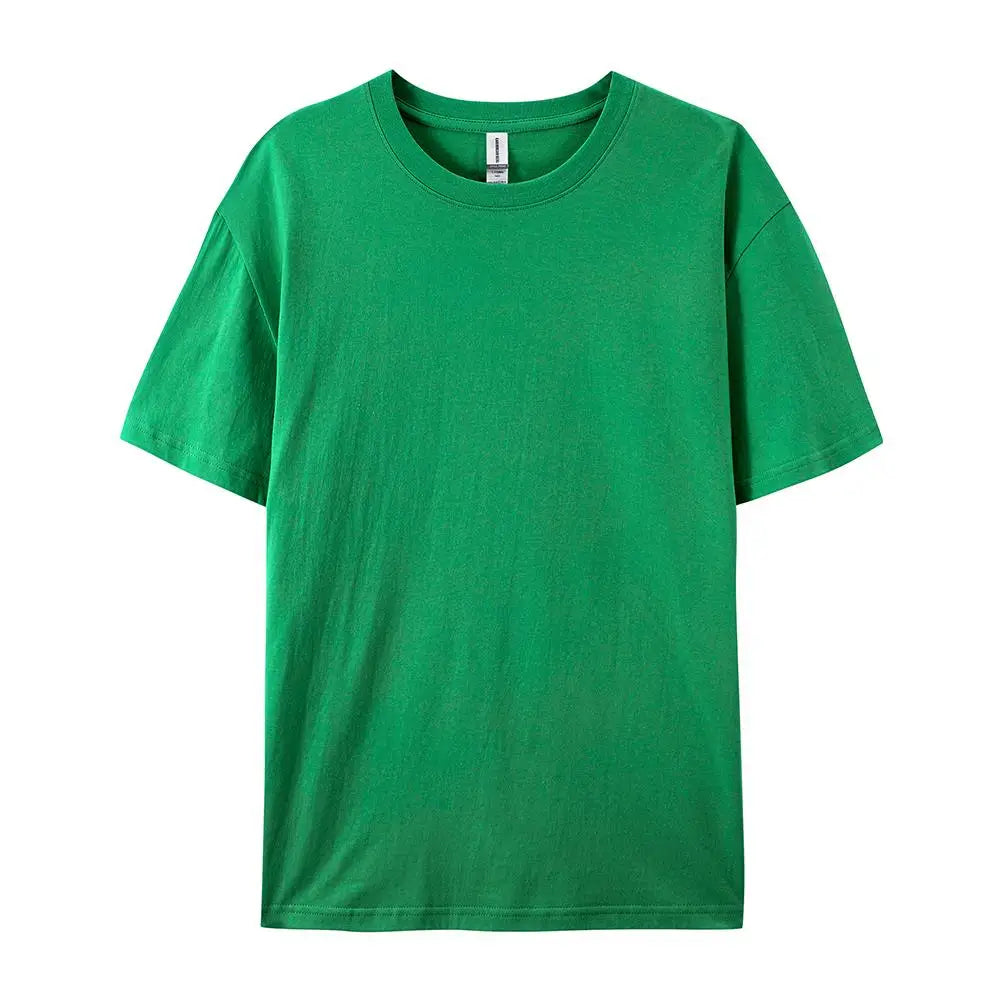 100% Cotton Women T-Shirt – Casual Sporty Short Sleeve O-Neck Tee | Loose Summer Top White & Black