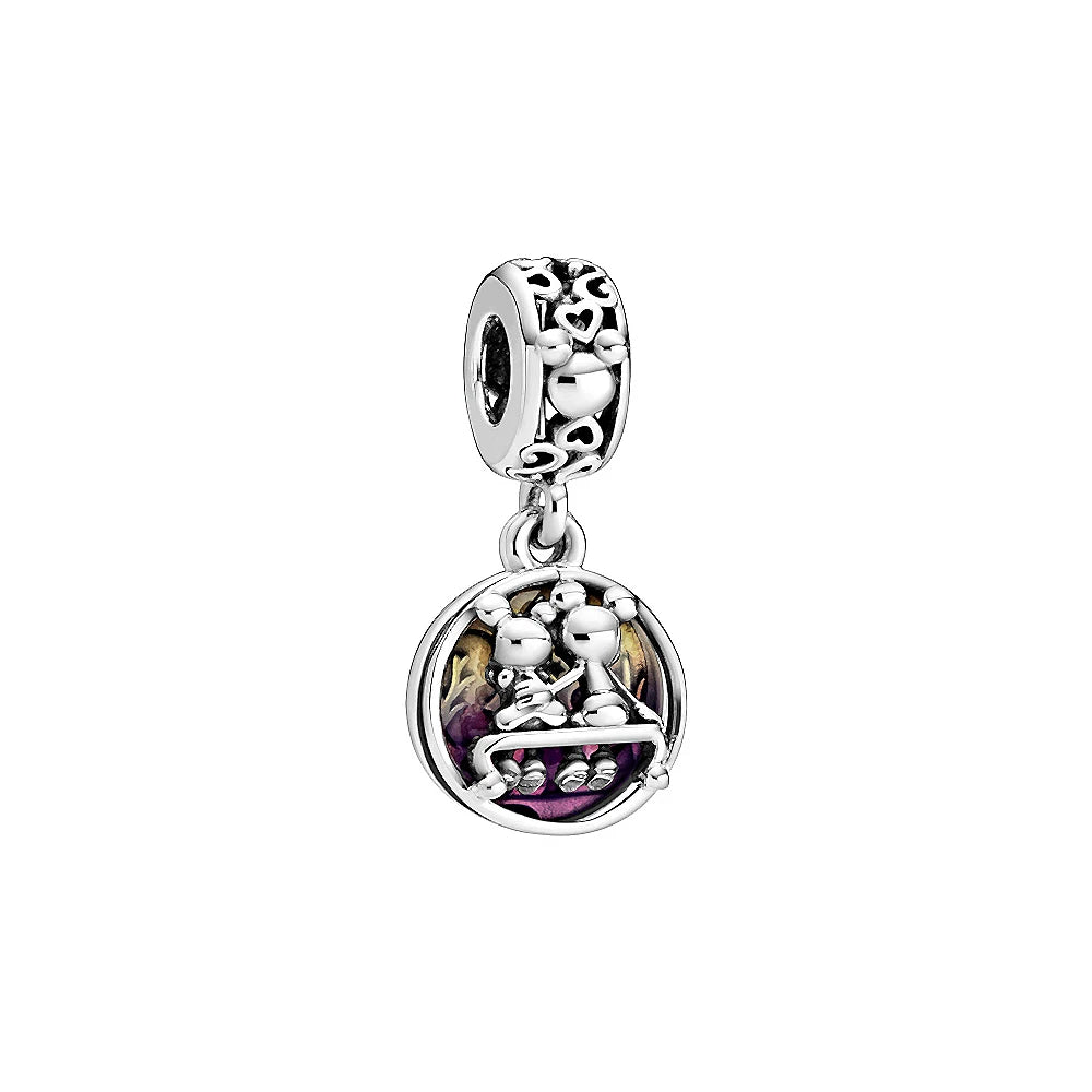925 Silver DIY Beads & Charms | Mickey, Minnie, Princess, Pumpkin, Stitch, Spiderman Marvel for Bracelets