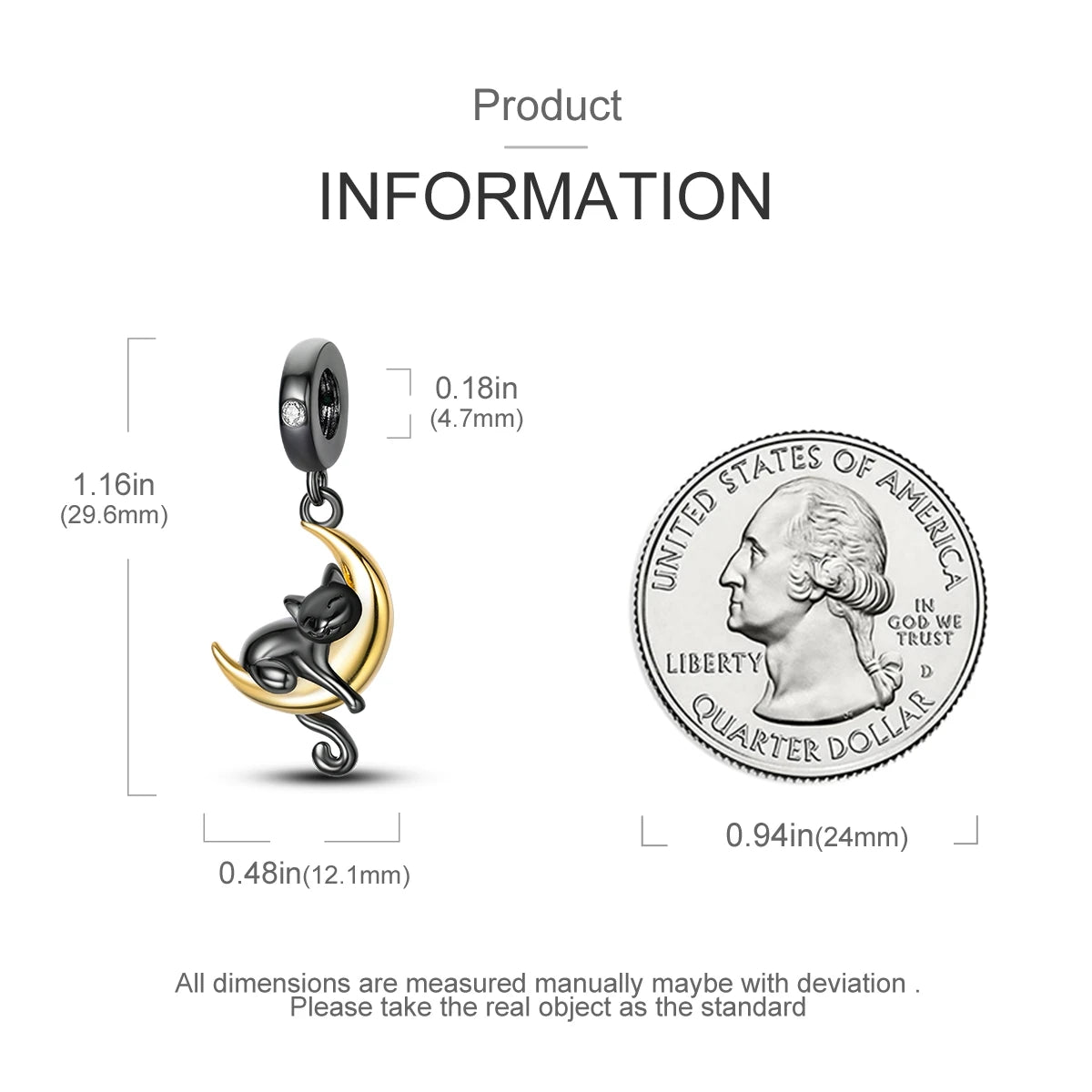 Silver Plated Colorful Glowing Moon & Stars Rainbow Dangle Charms | Fit Original Bracelet & Necklace | Women’s Jewelry Beads