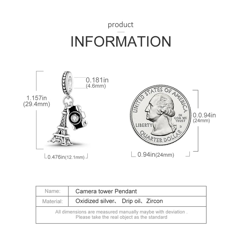 100% 925 Sterling Silver Life Tree & Chili Pepper Charms – Fit Pandora Bracelet, DIY Parent-Child Jewelry Gift
