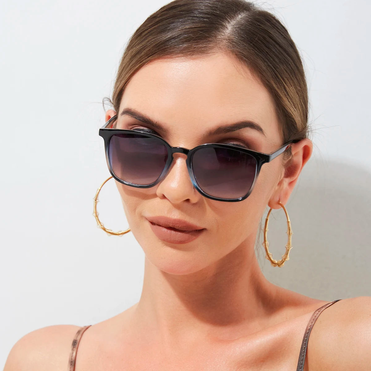 Fashion Small Square Sunglasses – Men & Women Colorful Frame Y2K Retro Gradient Sun Glasses | Hip Hop Shades UV400