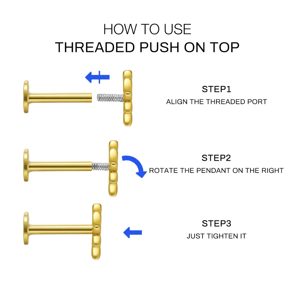 Aide 925 Sterling Silver Geometric Multi Piercing Stud Earrings for Women – K Gold Tassel Elegant Jewelry Gift